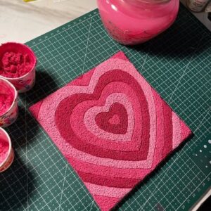 Heart Tissue Paper Craft